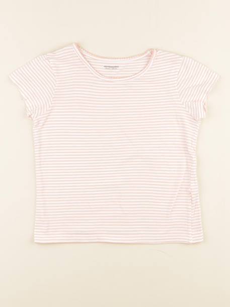 Maillot de corps - 10 ans Blanc, rose 1 - vertbaudet enfant 