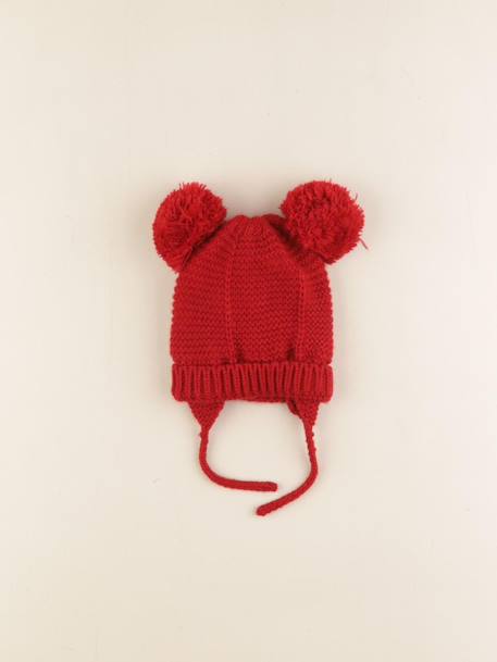 Bonnet - 3/6 mois Rouge 1 - vertbaudet enfant 