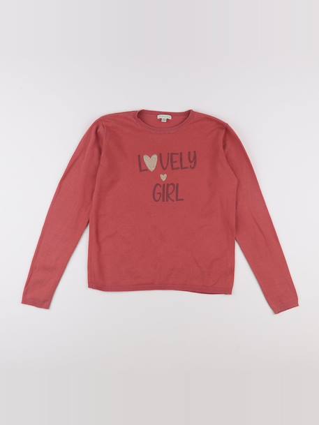 Pull - 12 ans Rose 1 - vertbaudet enfant 