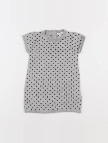 Robe - 6 mois Gris 1 - vertbaudet enfant 