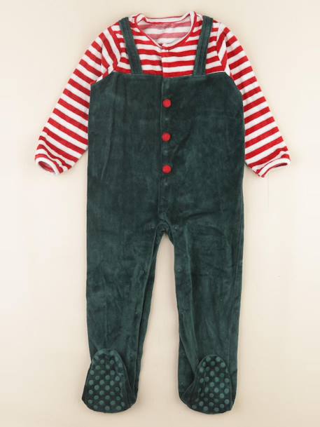 Pyjama velours - 3 ans Multicolore 1 - vertbaudet enfant 