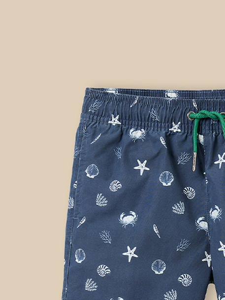 Short de bain 'crabes' garçon Marine 2 - vertbaudet enfant 