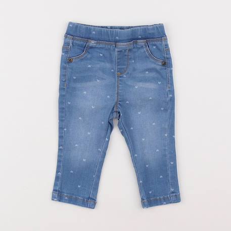 Jegging - 6 mois Bleu 1 - vertbaudet enfant 