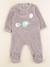 Pyjama velours - 6 mois Gris 1 - vertbaudet enfant 