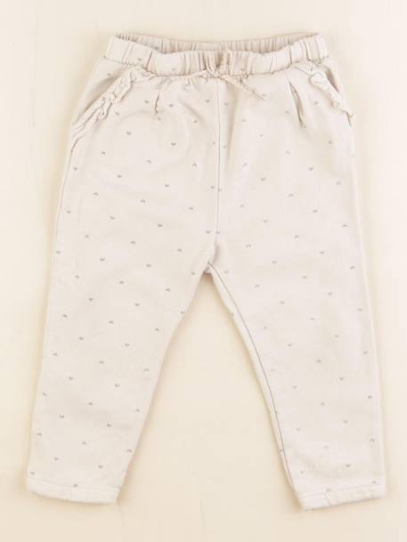Jogging doublé - 36 mois Beige, argent 1 - vertbaudet enfant 
