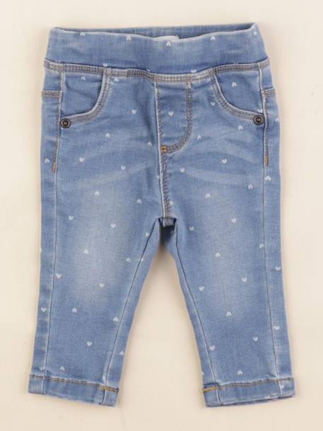 Jegging - 3 mois Bleu 1 - vertbaudet enfant 