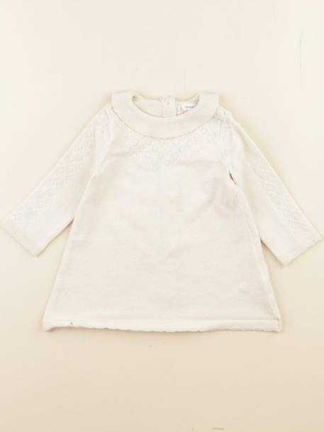 Robe - 6 mois Beige 1 - vertbaudet enfant 