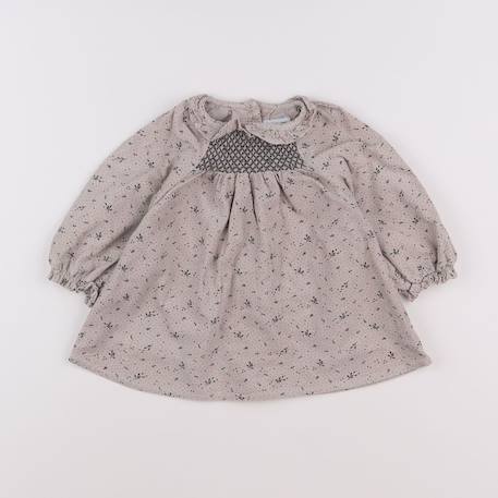 Robe - 9 mois Beige, noir 1 - vertbaudet enfant 