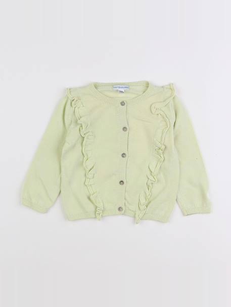 Gilet - 12 mois Jaune 1 - vertbaudet enfant 