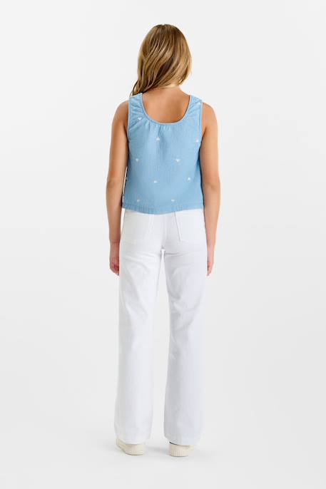 Jeans  flare, longueur 34 White 5 - vertbaudet enfant 