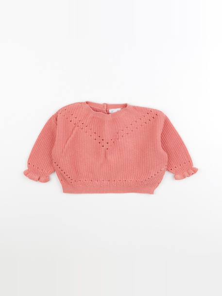 Pull - 6 mois Orange 1 - vertbaudet enfant 