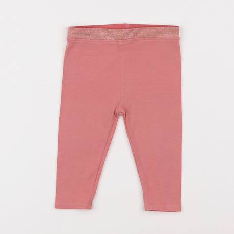 Legging - 6 mois Rose, or 1 - vertbaudet enfant 