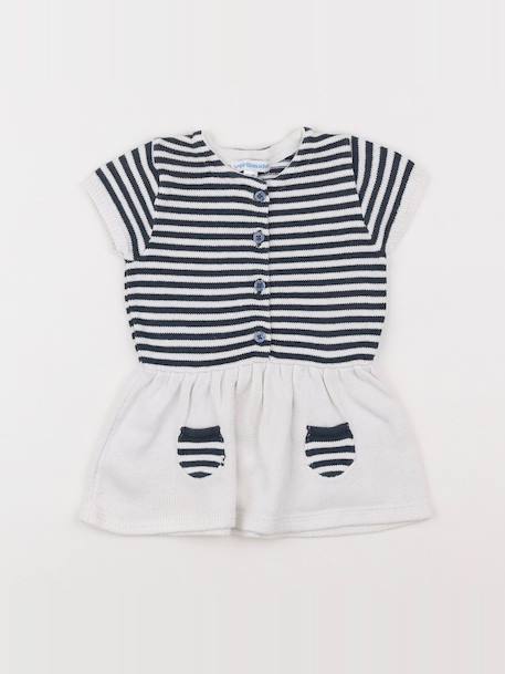 Robe - 6 mois Bleu 1 - vertbaudet enfant 