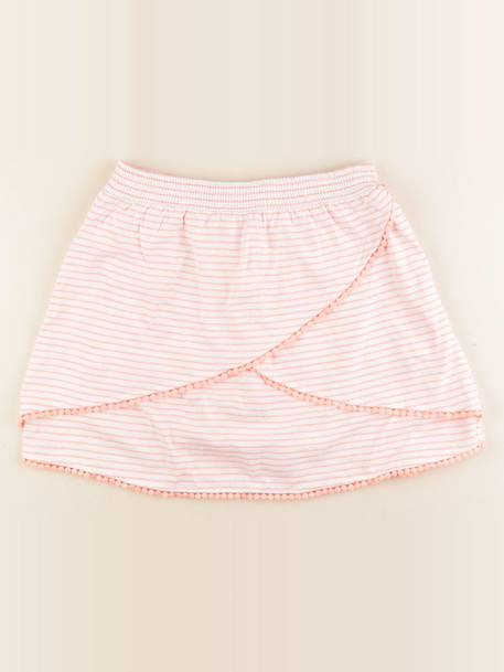 Jupe - 12 ans Blanc, orange 1 - vertbaudet enfant 