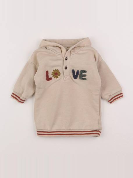 Robe - 6 mois Beige 1 - vertbaudet enfant 