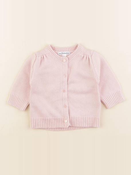 Gilet - 3 mois Rose 1 - vertbaudet enfant 