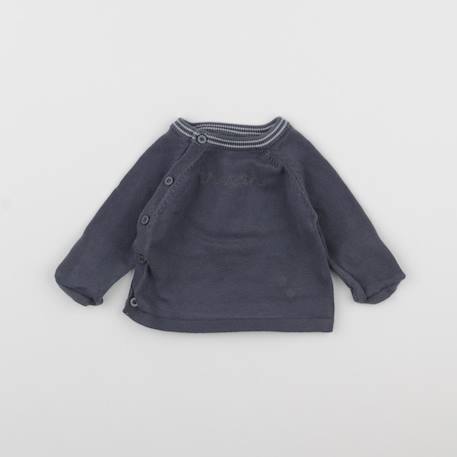 Pull - 6 mois Gris 1 - vertbaudet enfant 