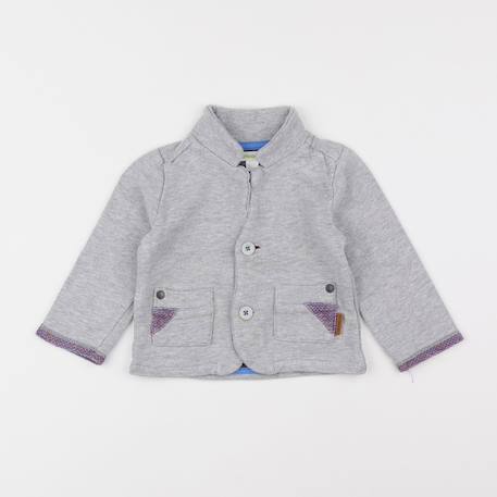 Veste - 12 mois Gris 1 - vertbaudet enfant 