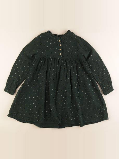 Robe - 7 ans Vert, or 1 - vertbaudet enfant 