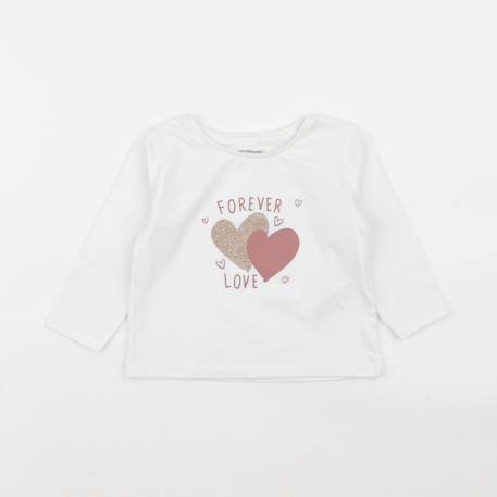 Tee-shirt - 2 ans Blanc 1 - vertbaudet enfant 