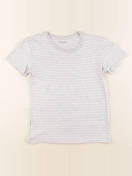Maillot de corps - 10 ans Blanc, gris 1 - vertbaudet enfant 