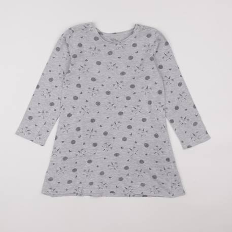 Robe - 8 ans Gris 1 - vertbaudet enfant 