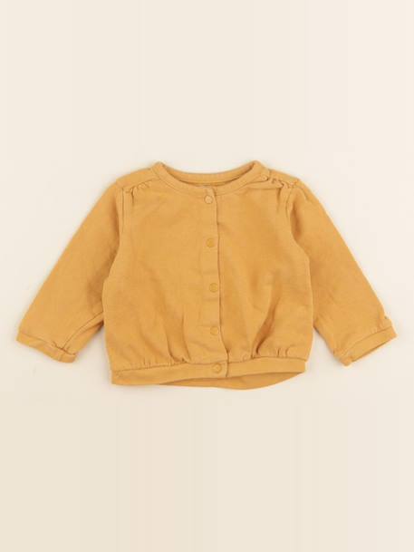 Gilet - 12 mois Jaune 1 - vertbaudet enfant 