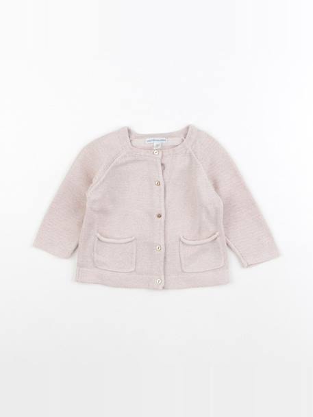 Gilet - 12 mois Rose 1 - vertbaudet enfant 