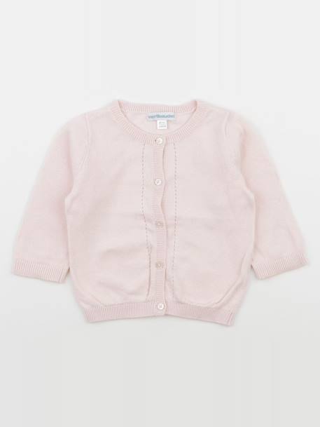 Gilet - 6 mois Rose 1 - vertbaudet enfant 