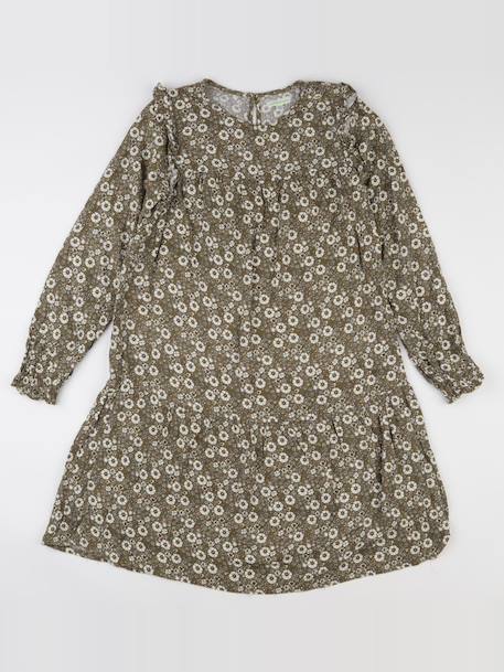 Robe - 12 ans Blanc, vert 1 - vertbaudet enfant 