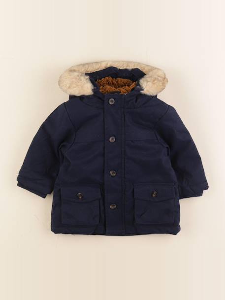 Manteau - 6 mois Bleu 1 - vertbaudet enfant 