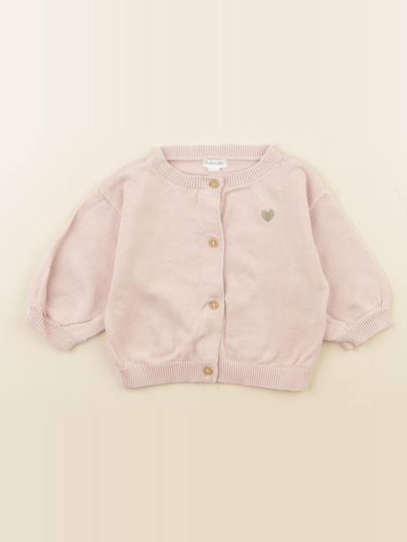 Gilet - 6 mois Rose 1 - vertbaudet enfant 