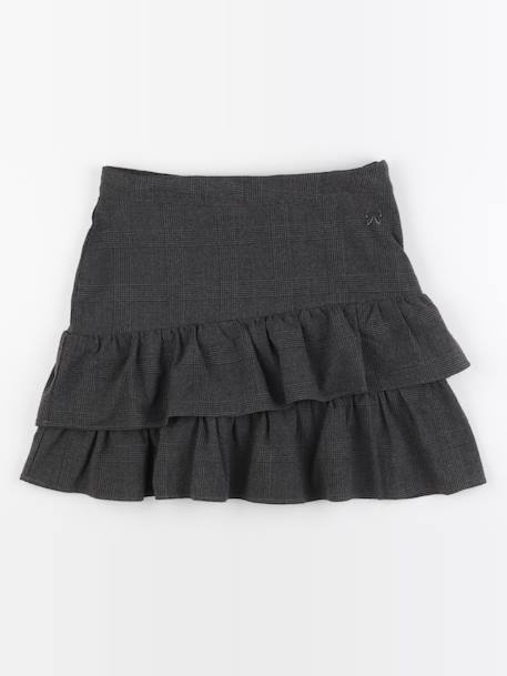 Jupe - 12 ans Gris 1 - vertbaudet enfant 