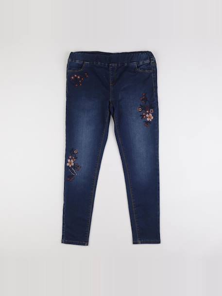 Jegging - 14 ans Bleu 1 - vertbaudet enfant 