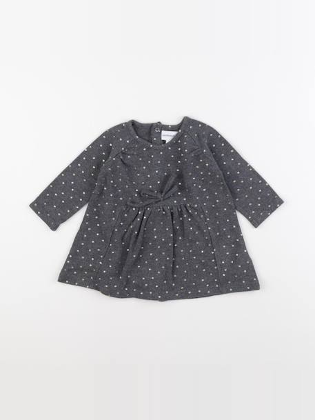 Robe - 9 mois Gris 1 - vertbaudet enfant 
