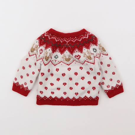Pull - 6 mois Rouge 1 - vertbaudet enfant 