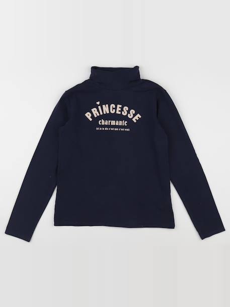 Sous-pull - 12 ans Bleu, rose 1 - vertbaudet enfant 