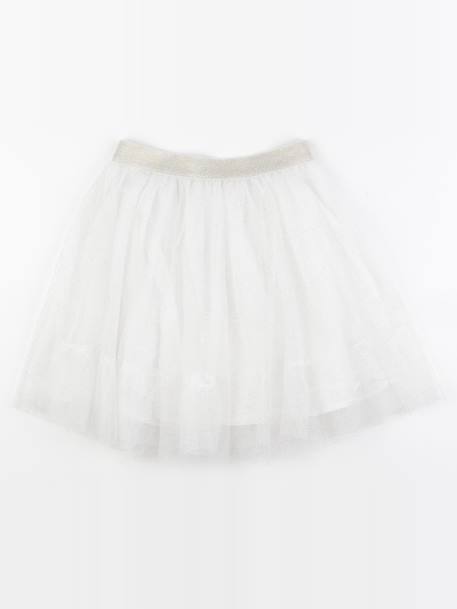 Jupe - 9 ans Blanc, or 1 - vertbaudet enfant 