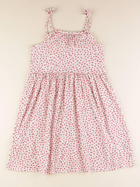 Robe - 12 ans Blanc, rose 1 - vertbaudet enfant 