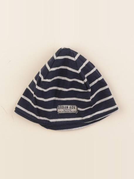 Bonnet - 2/5 ans Bleu, gris 1 - vertbaudet enfant 