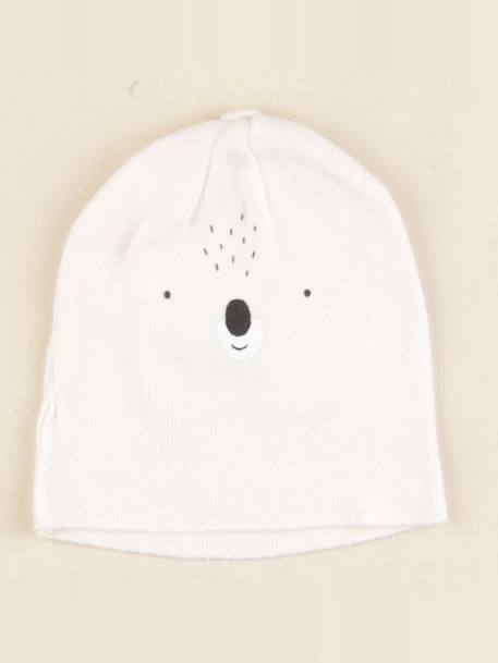 Bonnet de naissance - 12/18 mois Blanc 1 - vertbaudet enfant 