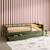 Lit enfant 90 x 190 cm pin naturel avec sommier et tiroirs - elio Blanc+Vert 11 - vertbaudet enfant 