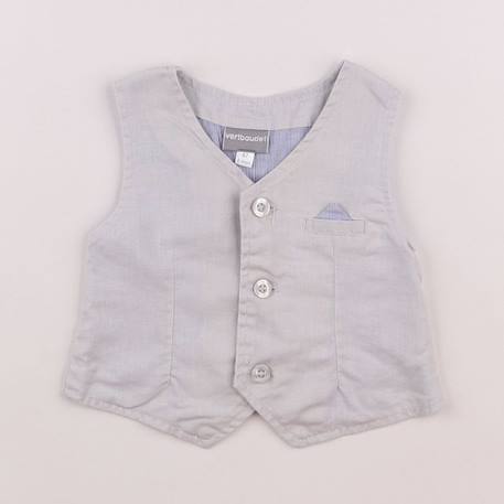 Gilet - 6 mois Gris 1 - vertbaudet enfant 