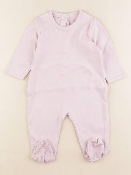 Pyjama coton - 12 mois Violet 1 - vertbaudet enfant 