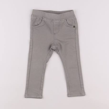 Jegging - 12 mois Gris 1 - vertbaudet enfant 