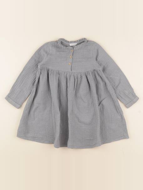 Robe - 3 ans Gris 1 - vertbaudet enfant 