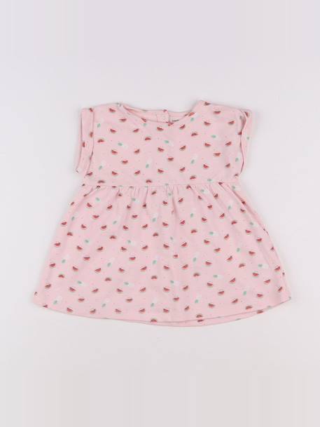 Robe - 12 mois Rose 1 - vertbaudet enfant 