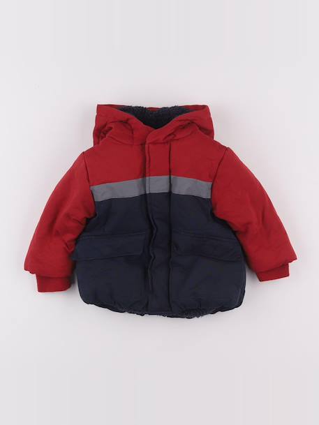 Doudoune - 12 mois Bleu, rouge 1 - vertbaudet enfant 