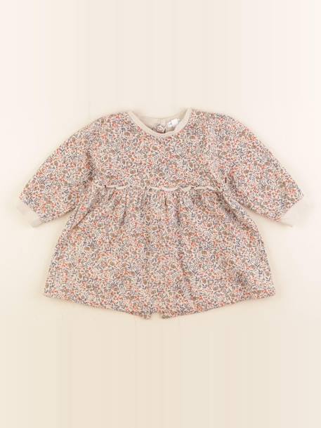 Robe - 12 mois Beige, marron 1 - vertbaudet enfant 