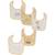 Lot de 5 bavoirs winnie coton Jaune 4 - vertbaudet enfant 